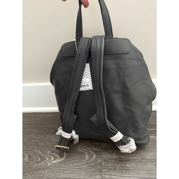 NWT Deux Lux Etoile Vegan Leather and Gold Studded Backpack $138 MSRP - Picture 5 of 8